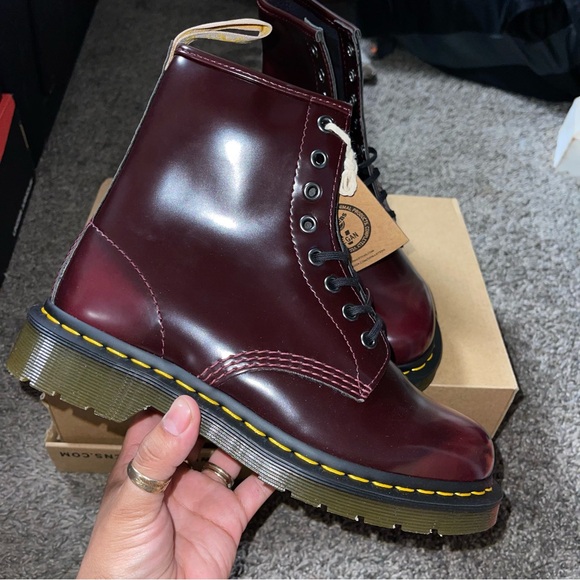 Dr. Martens Shoes - Dr Martens VEGAN 1460 LACE UP BOOTS M7/W8